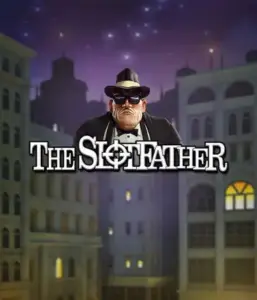 Enter the underworld realm of The Slotfather game by Betsoft, showcasing a powerful mafia boss posed against a nocturnal cityscape. This image conveys the dramatic ambience of the mafia underworld, with the boss dressed in a traditional black suit and fedora. Ideal for lovers of gangster-themed games, providing a captivating gaming experience. 