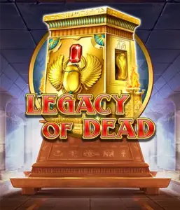 Play  Legacy of Dead game by Play'n GO featuring complimentary spins and growing symbols, beginning with $0.10 bets.